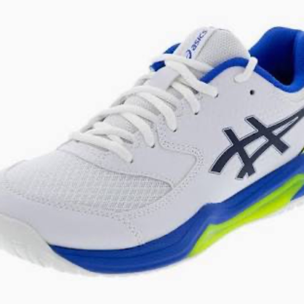 Asics Gel Dedicate Mens Pickleball Shoe/ White/black